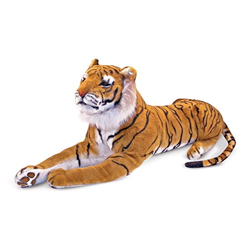 Peluche MELISSA & DOUG Tiger (Tam: 25 cm) Melissa & Doug - Animais de pelúcia - 25 cm, macio, suave, flexível