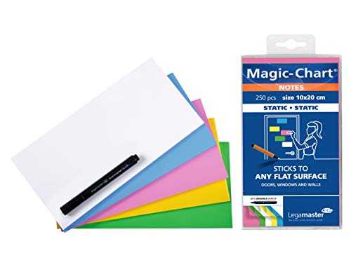 Cadernos e Blocos de Notas LEGAMASTER 400001 Legamaster - Notas autoadesivas - capa resistente, margens para anotações