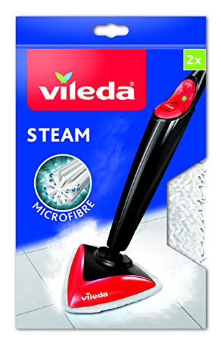 Recarga de Máquina de Limpeza a Vapor Vileda 2 Unidades Vileda - Acessórios para limpeza de piso e vapor - lavável, branco, caixa, 2 unidades