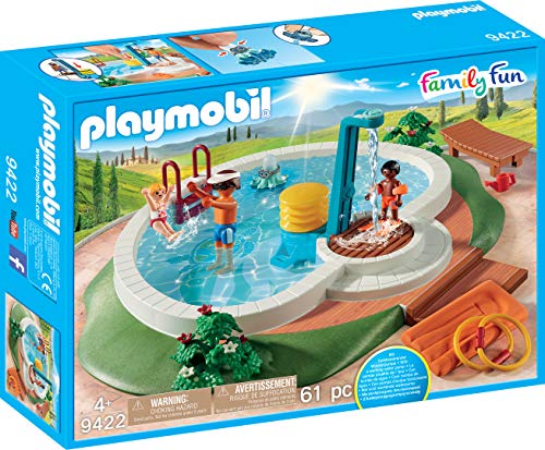 Piscina com Bomba de Água para a Duche Playmobil PLAYMOBIL - Brinquedos - piscina, bomba ducha, playmobil, fonte brinquedos, pai filho