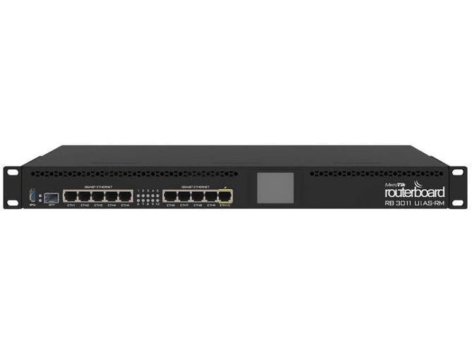 Router MIKROTKIC RB3011 (AC1750 - 450 + 1300 Mbps) MikroTik - Pontes e roteadores - ac1750, 450 mbps, 1300 mbps