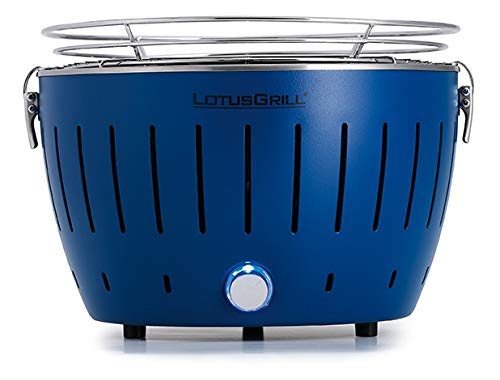 Churrasqueira de Mesa LOTUSGRILL Lotus Azul Intenso LotusGrill - Churrasqueiras ao ar livre - churrasqueira, mesa, azul intenso