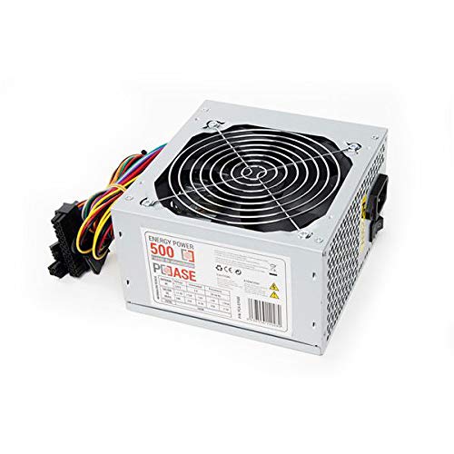 Fonte de Alimentação PCCASE EP-500 (ATX - 500 W - 80 PLUS) PCCASE - Fontes de alimentação para computador - ATX, 500 W, 80 plus
