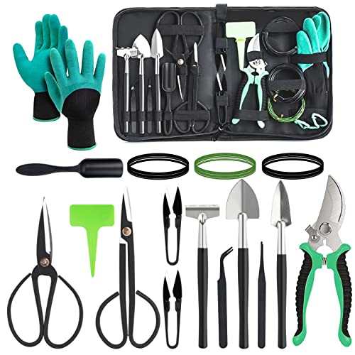 Conjunto de Ferramentas para Bonsai DEWINNER aubei - Conjuntos de ferramentas manuais - ferramentas, bonsai, 16 peças, tesouras