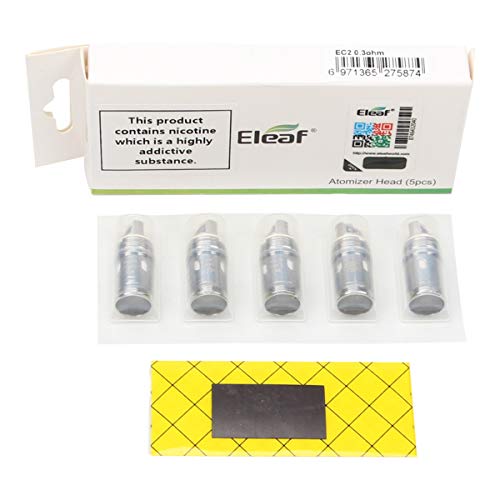 Cabeça de Vapeador ELEAF Ec2 0.3 Ohm (5 Un) Eleaf Coil - Acessórios de fumar - vapeador, ec2, 0.3 ohm