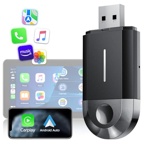 Adaptador LAMTO (CarPlay - USB-C - Preto) Lamto - Reprodutores de mídia e streaming doméstico - carplay, usb-c, preto