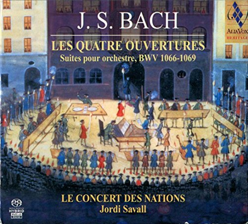 CD Bach, J.S. / Le Concert des Nations - 4 Ouvertures (1 CDs) Alia Vox - Música e gravações de som - johann sebastian bach, le concert des nations, ouvertures, orquesta suite, cd