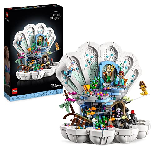 LEGO Disney - A Concha Real da Pequena Sereia (Idade Mínima: 4) LEGO - Blocos de encaixe - lego, disney, concha, pequena sereia