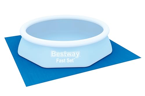 Tapete Protetor de Chão para Piscina Desmontável Azul 274X274 Cm BESTWAY Bestway - Coberturas de piscina e panos de chão - desmontável, azul, 274x274 cm