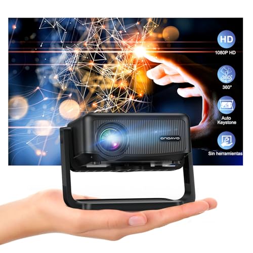 Projetor DUALTOS Mini Projector (1080p - Wi-Fi e Bluetooth) ONOAYO - Projetores multimídia - 1080p, wi-fi, bluetooth, 15000 lúmens