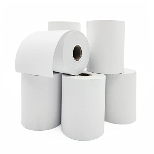 Raylu Paper - 8 Rolls of Premium Thermal Paper Raylu Paper - Rolo de papel para recibos e máquinas de adição - papel térmico, premium, 8 rolos, compatível