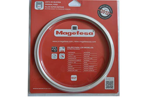 Junta de Silicone para Olla de Pressão MAGEFESA Remejus (22cm) Magefesa - Acessórios para panela de pressão e esterilizador - silicone, olla pressão, 22cm