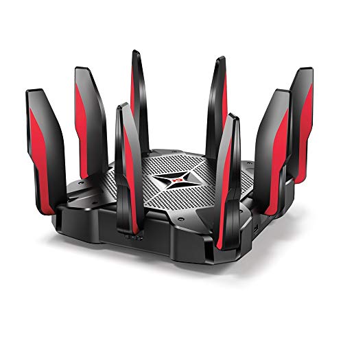 Router TP-LINK Archer C5400X (AC5400 - 400 + 2167 + 867 Mbps) TP-Link - Pontes e roteadores - tri-band, antenas externas, mu-mimo, 5400 mbps
