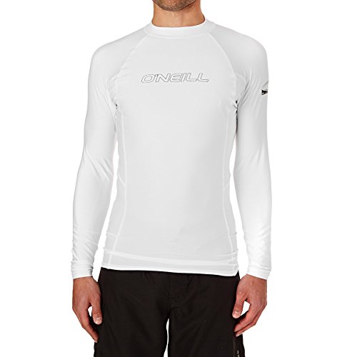 Oneill Wetsuits Uv Schutz Basic Skins L/S Crew Rash Vest For Men ONEPZ|#O'Neill Wetsuits - Roupa - uv protecção, basic skins, l/s crew, rash vest
