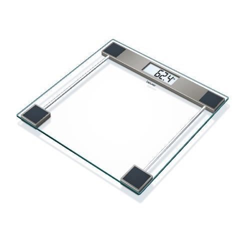Balança Digital BEURER GS11 (Peso máximo 150 kg) Beurer - Balanças de peso corporal - 150 kg, vidro seguro, lcd grande, automático