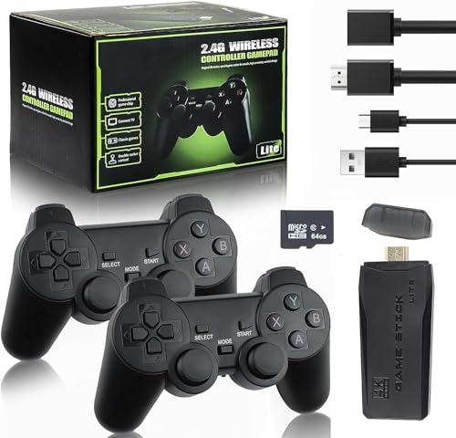 Consola Portátil Retro Game Stick (Preto) FAFAAWFF - Áudio - retro, portátil, plug & play, usb