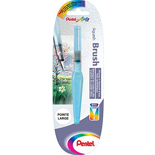 Pincel de Água Pentel FRH-B - Azul, Vermelho Pentel - Ferramentas de medição e marcação de artesanato - pincel agua, pentel frh-b, azul, vermelho, reservatorio enchimento, ponta pello nylon