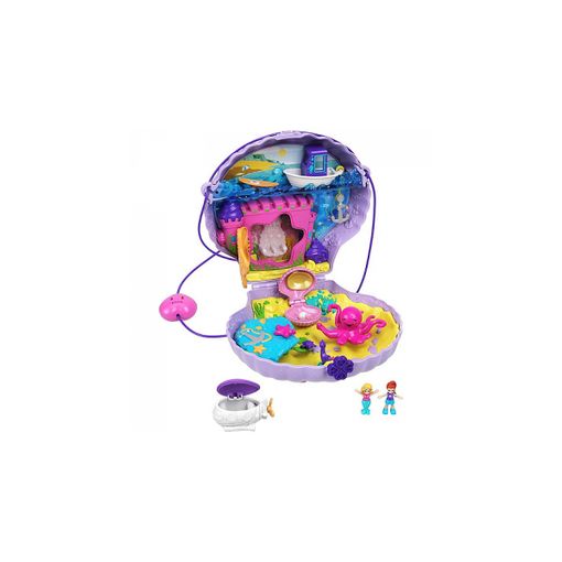 Conjunto de Bonecos temáticos para crianças POLLY POCKET Gnh11 Mattel - Brinquedos - Polly, lila, acessórios, bolsa