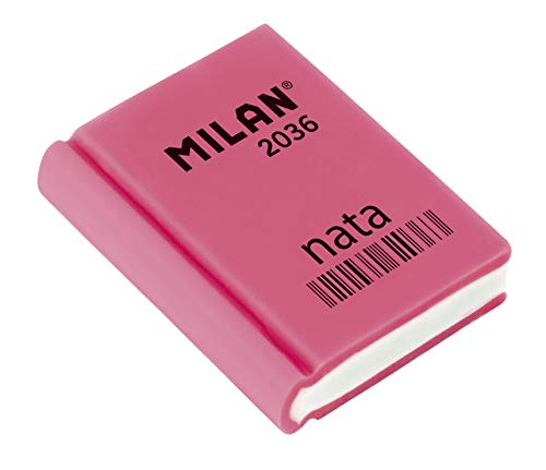 Blister de 2 Marcadores MILAN NATA 2036 Milan - Borrachas - 2 marcadores, borracha suave, apagador, cores sortidas