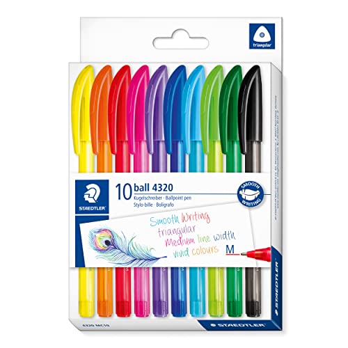 Canetas de Feltro STAEDTLER Triplus (Multicor - Ponta Média) 
Marca:
Staedtler
 - Canetas - multicor, ponta média, fibras de feltro, tinta à base de água