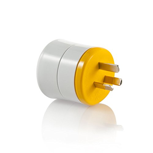 Watt And Co 4A Adaptor Travel Adapter (Reino Unido) WATT & CO - Transformadores de voltagem e reguladores - conector tipo c, conector type f, preto, azul