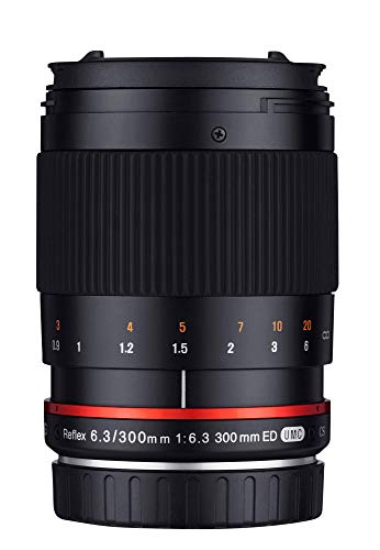 Objetiva SAMYANG 300mm F6.3 ED AS UMC CS (Encaixe: Fujifilm X Mount - Abertura: f/22) Samyang - Lentes de câmera - 300mm, fujifilm x mount, f/22, APS-C