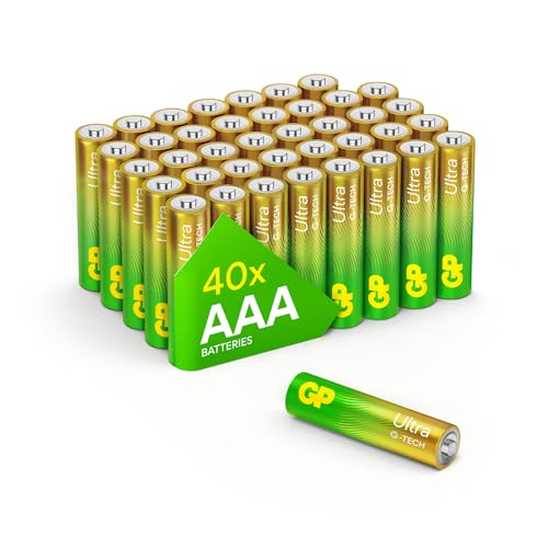 Pilha Não Recarregável GP BATTERIES Ultra Alkaline GP BATTERIES - Baterias de uso geral - 1,5 V, 110 mAh, alkaline, preto