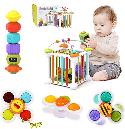 Brinquedo Educativo MORKKA 12 Juguets Montessori Morkka - Brinquedos de atividade para bebês - educativo, montessori, 12 joguetes