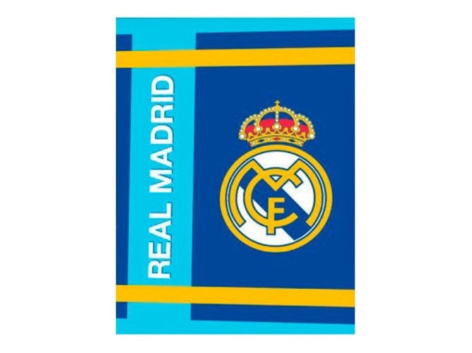 Tapete REAL MADRID Premium (Coral - 130x160 cm) Real Madrid - Cobertores - coral, 130x160 cm, fibras sintéticas