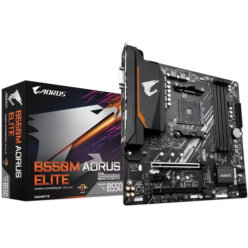 Motherboard GIGABYTE B550M Aorus Elite (Socket AM4 - AMD B550 - Micro-ATX) Gigabyte - Placas-mãe - socket am4, amd b550, Micro-ATX
