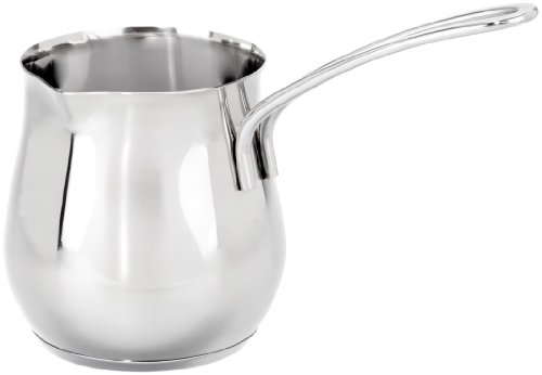 Cilio 299618 Recipiente de espuma profesional 75 ml Cilio - Jarros de espumar - 0,75 L, inox, 75 ml