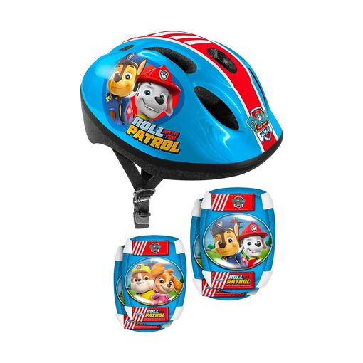 Capacete de Bebé para Crianças PAW PATROL (Tam: 3 a 5 anos) STAMP - Capacetes de bicicleta - ajustável, 53-56 cm, cotovelas, fecho de correr