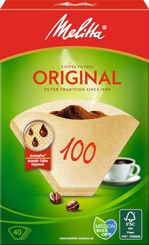 Filtro para Café MELITTA AromaPor Brown MELITTA - Filtros de café - castanho, papel, 10 cm