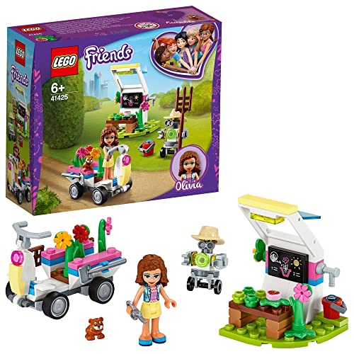 LEGO Friends - O Jardim de Flores da Olivia (Idade Mínima: 6) LEGO - Blocos de encaixe - jardim, flores, veículo, greenhouses
