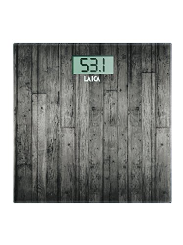 Balança Digital LAICA Electronic Personal Scale (Peso máximo 180 kg) Laica - Balanças de peso corporal - balança digital, laica electronic, personal scale, visor lcd retroiluminado, capacidade 180 kg, sistema quilos libras, divisão mínima 100g, pilha cr2032