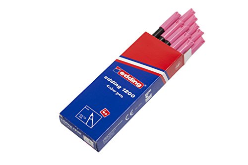 Marcador Permanente EDDING E-1200 (Multicor - 10 Unidades) Edding - Marcadores e marcadores de texto - multicor, 10 unidades, ponta grossa, tinta lavável