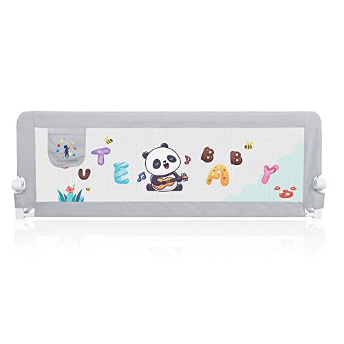 Guarde-Baby CCLIFE (Cinzento - Poliéster - 180 x 50 cm) CCLIFE - Móveis para bebês e crianças pequenas - poliéster, metal, cinzento, dobrável