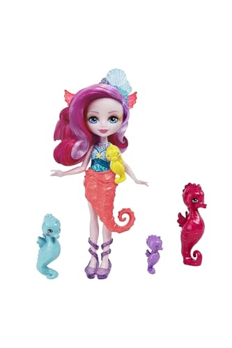 Enchantimals Royal Sedda Seahorse (Idade mínima recomendada: 3 anos) Mattel - Brinquedos - enchantimals, sedda, peixe-ranho, 3 anos