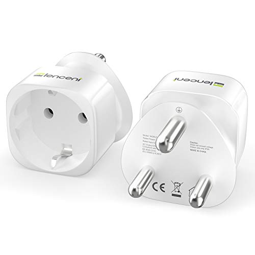 Adaptador LENCENT 2X Tipo M para 3 Pin Sudafricano Shenzhenshi Paweiya Keji Youxian Gongsi - Conversores e adaptadores de viagem - adaptador, lencent, tipo m, 3 pinos, sudafricano