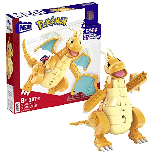 Construção Mega Construx Pokémon: Dracolossus Mattel - Brinquedos - pokemon, Dracolossus, bloco de movimento, articulado