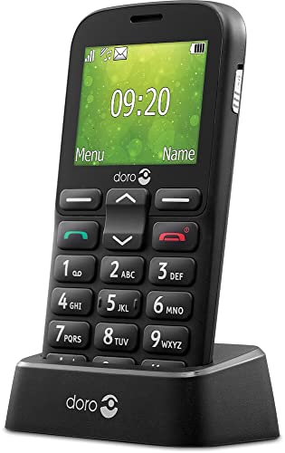 Telemóvel Sénior DORO 1381 (2.4'' - Preto) Doro - Telemóveis - sénior, doro, preto
