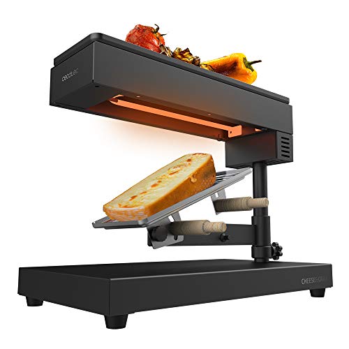 Grelhador de Placas CECOTEC Cheese&Grill 6000 Cecotec - Torradeiras e grelhadores - 600w, inox, derreter queijo, parrilhas superiores