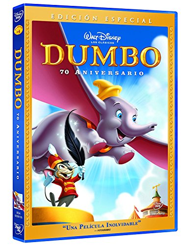 DVD Dumbo (1941) 70 Aniversario (Edición en español - Disney) (Edição em Espanhol) WALT DISNEY - Dvds e vídeos - dumbo, 70 aniversário, disney, edição em espanhol