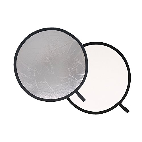 Lastolite Circular Reflector 95 Cm Silver and White Lastolite - Peças e acessórios para câmeras - 9,5 cm, prateado, branco, portátil