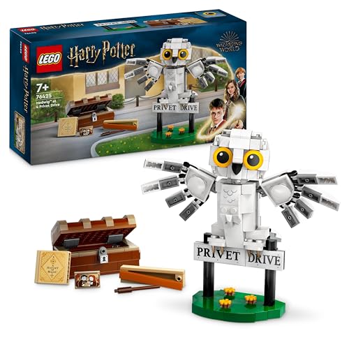 LEGO Harry Potter: Hedwig no número 4 da Privet Drive - 76425 (Idade mínima: 7) LEGO - Brinquedos - lego, Harry Potter, hedwig, privet drive, idade mínima 7