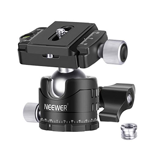 Tripé NEEWER Trípode Profesional (28 mm) com Perfil Baixo Neewer - Cabeças de tripé e monopé - profissional, 28 mm, perfil baixo