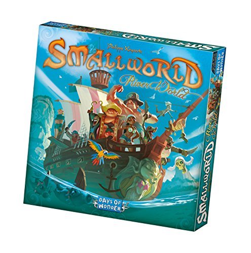 Jogo de tabuleiro ASMODEE Small River World (8 anos) Days of Wonder - Jogos de tabuleiro - piratas, bandidos, vilãos, regiões acuáticas