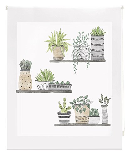 Estores para Janela HAPPYSTOR HSCC91002 | Cinzento EL Hogar de tus Sueños - Persianas e cortinas - digital, tecido translúcido, fácil de instalar