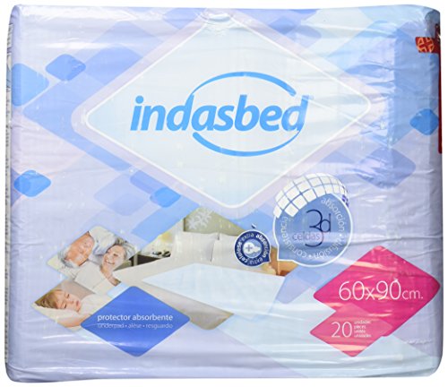 Absorventes de Água 60 X 90 Cm 20 Unidades INDASECO INDASEC - Acessórios para incontinência - absorventes, água, 60x90cm, 20 unidades