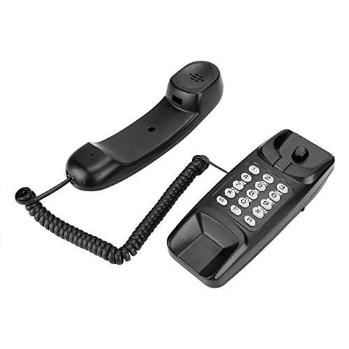 Telefone fixo com função de chamada em espera Mugast - Telefones com fios - linha telefónica, rj45, 18x6x7 cm, identificador de chamadas